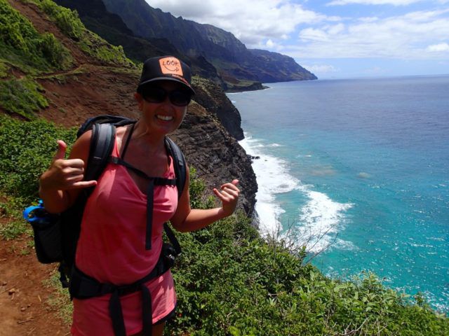 Heidi_Siefkas_on_hiking_North_Shore_Kauai