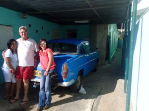 Author_Heidi_Siefkas_and_Casa_particular_owners_in_Havana_Cuba