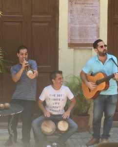 Cuban_trio_playing_in_Old_Havana_by_Heidi_Siefkas