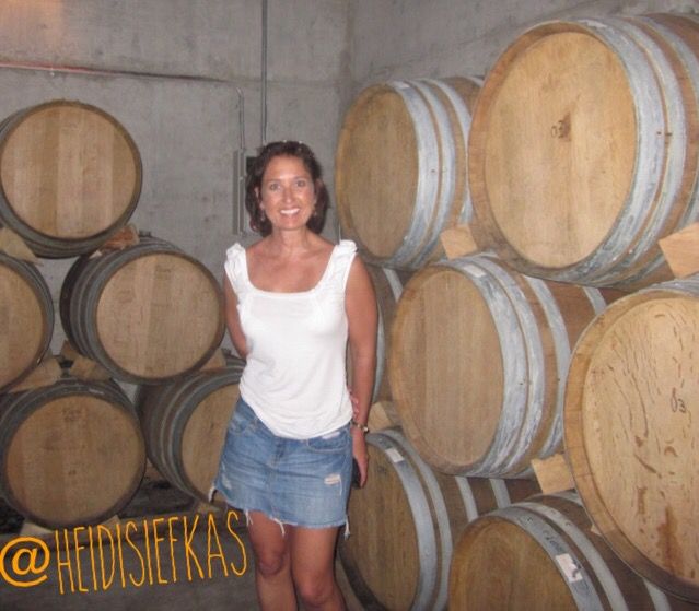 Heidi_SIefkas_and_Mendoza_Wine_Barrels