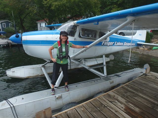 Author_Heidi_Siefkas_and_Finger_Lakes_Seaplanes_ready_for_an_adventure