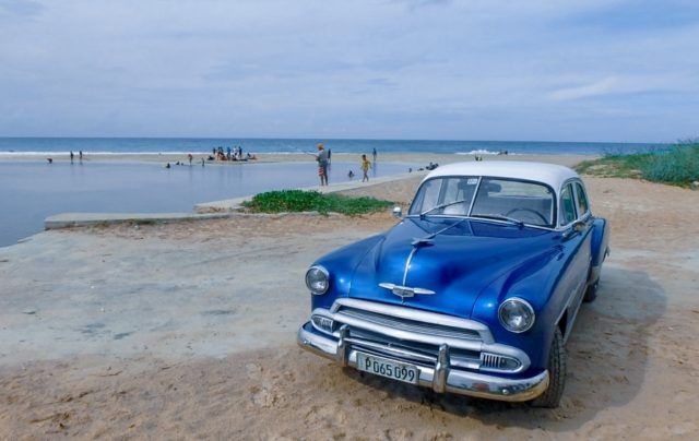 Playas_del_Este_Havana_Cuba_with_Classic_Car_Cuba