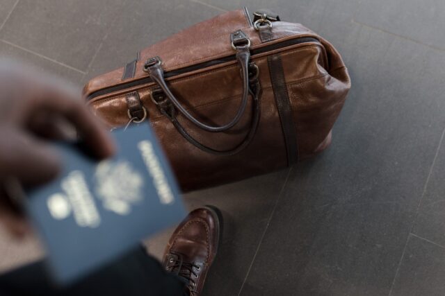 leather-luggage-and-passport